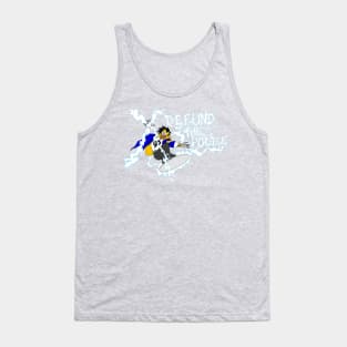 Static Shock Defund The Police Tank Top